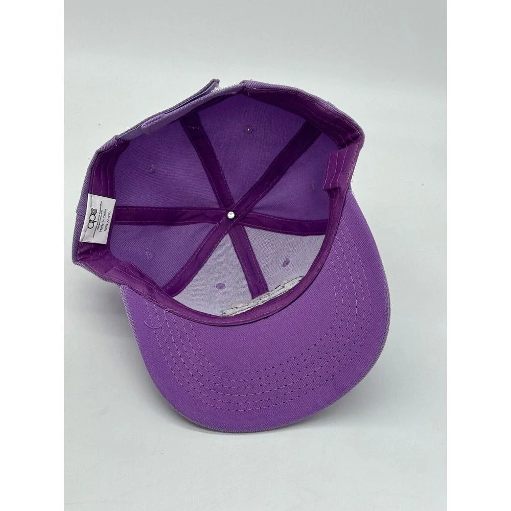 APC Hat Womens Adjustable Purple Haskell Horse Riding Racing Hook And Loop NEW